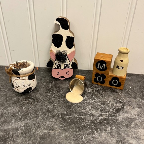 Other - Vintage Trinket Miniatures Lot | Cows | Cottage Farmhouse